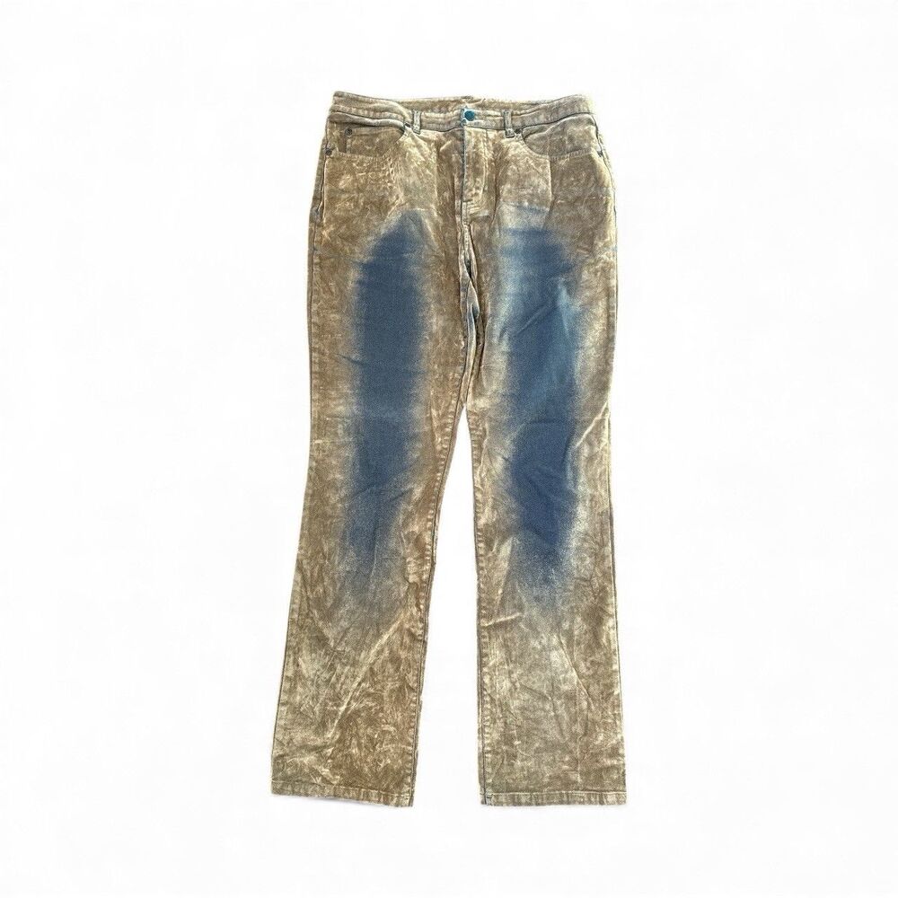 Vintage Y2K Dirty Suede Look 90 Y2K Sigrid Olsen SO Bareback Western Denim 10